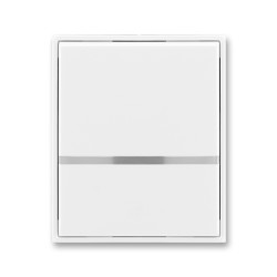 Clapeta intrerupator cu led alb/alb ABB