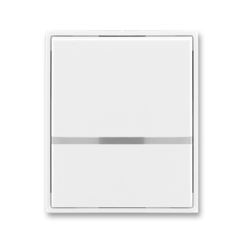 Clapeta intrerupator cu led alb/alb ABB