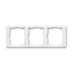 Rama tripla orizontala alb/alb Time ABB