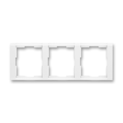 Rama tripla orizontala alb/alb Time ABB