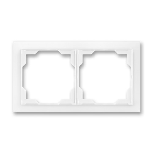 Rama dubla orizontala/verticala alb Neo ABB