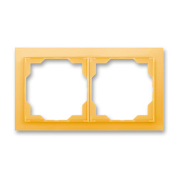 Rama dubla orizontala/verticala portocaliu fresh Neo ABB