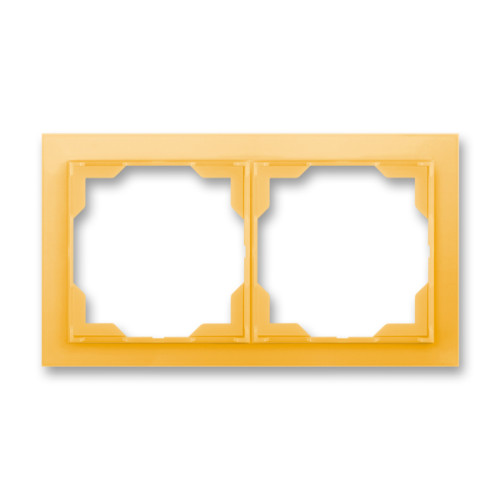 Rama dubla orizontala/verticala portocaliu fresh Neo ABB