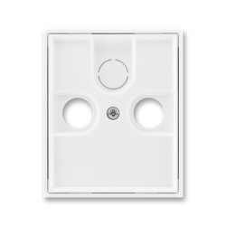 Masca priza TV+R+SAT alb/alb ABB