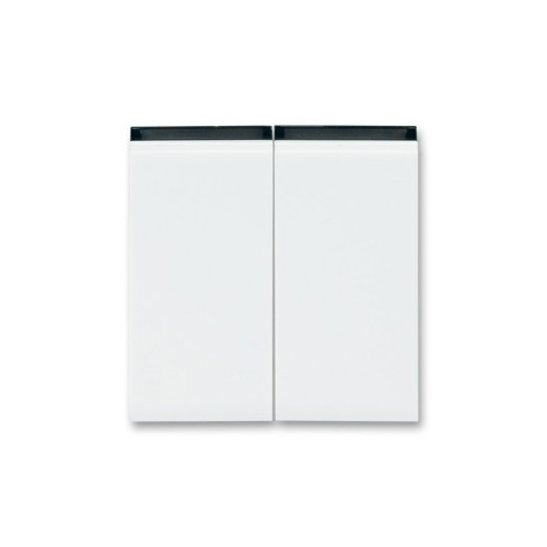 Clapeta comutator alb/negru fumuriu Levit ABB