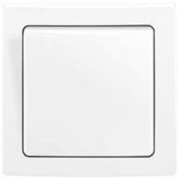 Intrerupator simplu alb incastrat Swing ABB