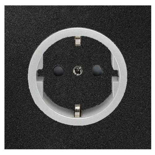 Priza simpla ST cu impamantare onyx/titan si protectie copii Neo ABB