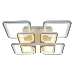 Lustra LED Square Design, Patrata cu Telecomanda, lumina calda/ rece si intensitate reglabila