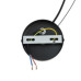 Pendul metal si sticla 144-46028 AIRY Arte Illumina - imagine 3