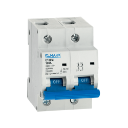 Siguranta automata bipolara 2P 80A C100M 10kA Curba C Elmark