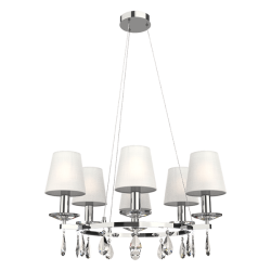 Lustra 955BARBARA 6XE14 crom Elmark