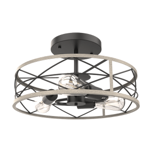 Plafoniera 955EMMA3C 3XE27 negru/alb Elmark