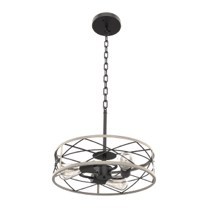 Pendul 955EMMA3P 3xE27 negru/alb Elmark