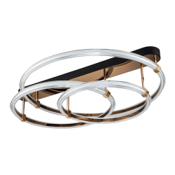 Plafoniera Felix LED 112W 3000K Auriu/Negru ELMARK