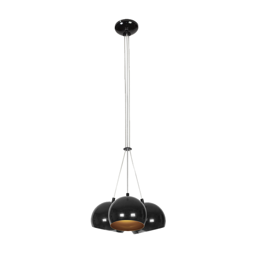 Pendul Pearl 3 x E27 Negru ELMARK