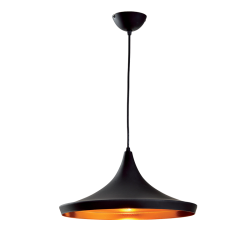 Pendul Tim-1B 1 x E27 Negru/Auriu ELMARK