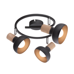 Plafoniera Addy Black  955ADDY3/BL Elmark