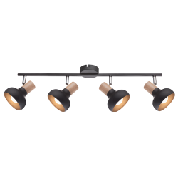 Plafoniera Addy Black  955ADDY4/BL Elmark