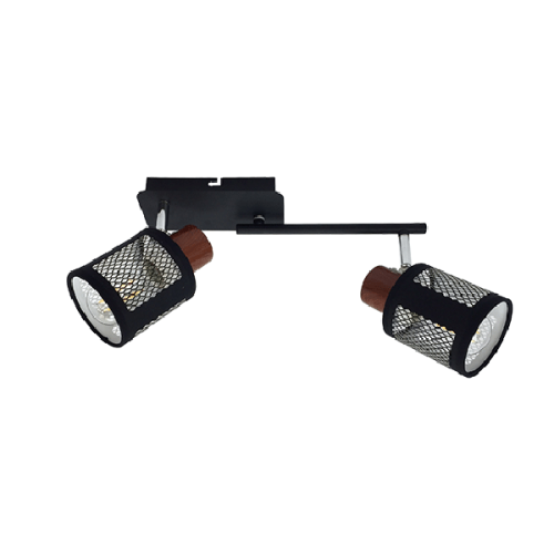 Aplica Delia Spot 2xE27 negru