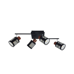 Plafoniera Delia Spot 4xE27 negru