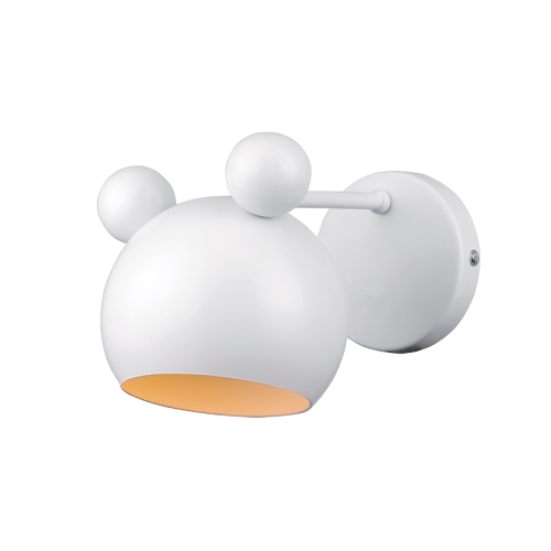 Aplica Mickey White E27 955MICKEY1W/WH Elmark