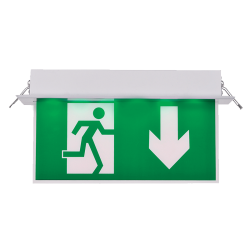 LAMPA EXIT SAGEATA IN JOS / PLASTIC AL3116 ELMARK