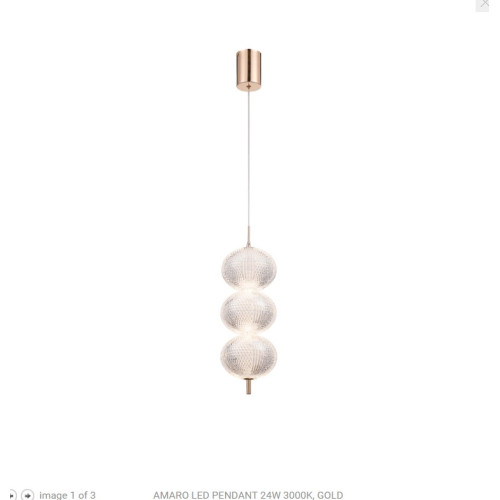 Pendul led 24W 3000K 955AMARO 2430GD Elmark