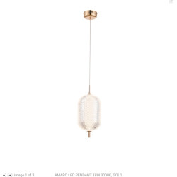 Pendul led 18W 3000K 955AMARO 1830GD Elmark