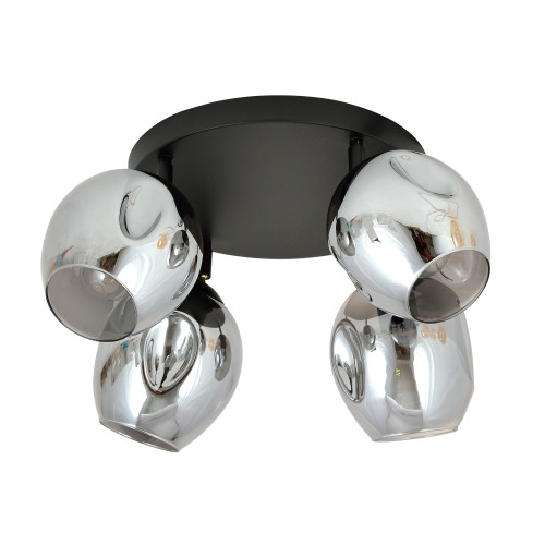 Plafoniera Flow 4 Grafit 1178/4Prem Emibig