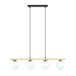 Pendul Allora 4 negru/auriu/alb opal 1254/4 Emibig