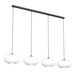 Pendul Coco 4 x E27 BL Opal 1376/4 Emibig