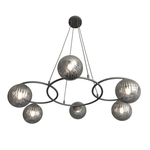 Pendul Libra 6 x E27 BL Grafit 1380/6 Emibig