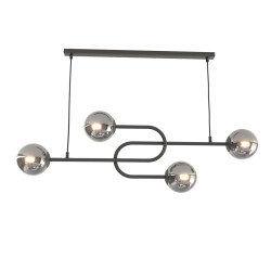 Pendul Atria 4 x E14 BL Grafit 1384/4 Emibig