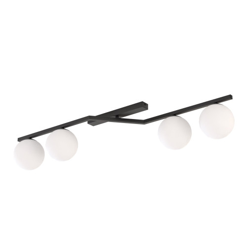 Plafoniera Naton 4 BL Opal 1508/4 Emibig