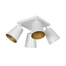 Plafoniera Prism 4 White / Gold 407/4 Emibig