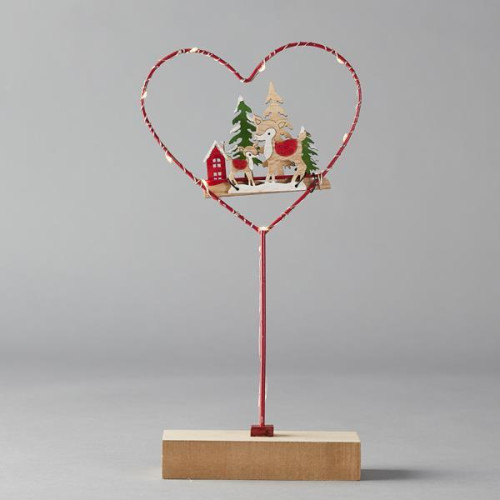 Decoratiune Inima Luminata LED 600-41660