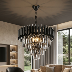 Candelabru Sublime AP1 Negru Crom 116007 Klausen