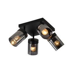 Aplica Hazy PL4 Negru 164008 Klausen