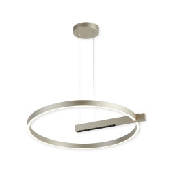 Pendul Himera Argintiu SP1 LED 48W 142080 Klausen