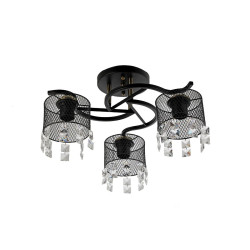 Lustra Lustros PL3 Negru 100085 Klausen