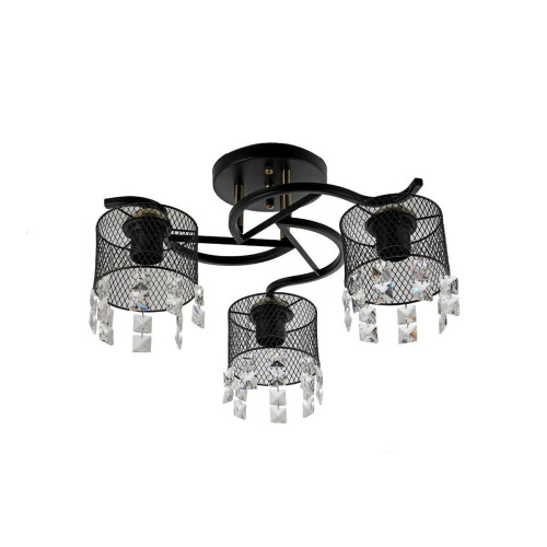 Lustra Lustros PL3 Negru 100085 Klausen