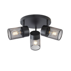 Aplica Obscur PL3 Negru 163026 Klausen