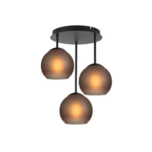 Lustra Lovely PL3 Negru 163029 Klausen