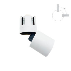 Spot LED Shape Black D 7W 3000K 181091 Klausen