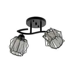 Lustra Spin PL2 Negru 100087 Klausen