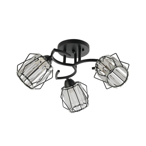 Lustra Spin PL3 Negru 100088 Klausen