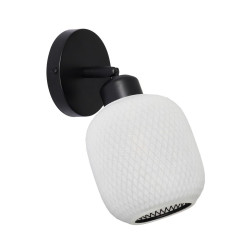 Aplica Sundre AP1 Negru, Alb 101074 Klausen