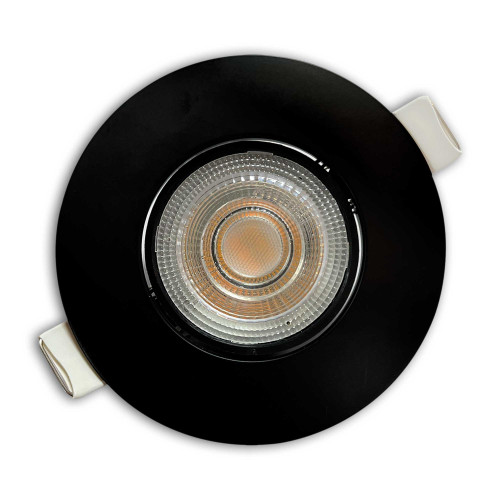 Spot LED incastrat Beam 4.9W, lumina neutra, orientabil, negru KL171001