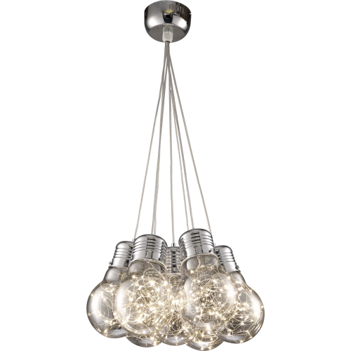 Suspensie BULBS SP7 crom & smoke 142008