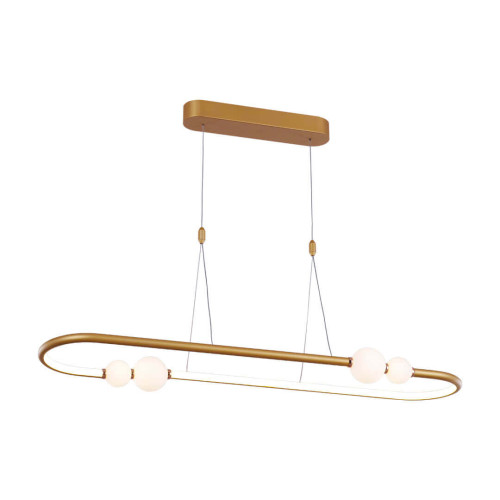 Pendul JUNIPER aur mat & aur lucios & alb 142038 Unique